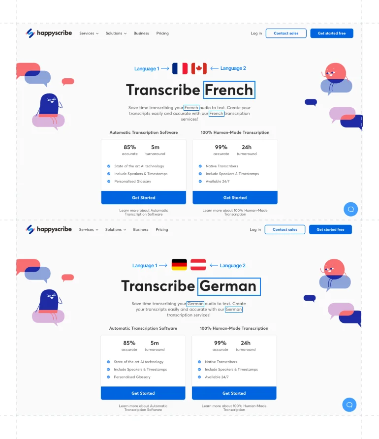 happy-scribe-transcribe-language-pages