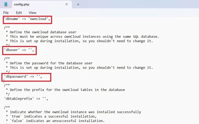 Chỉnh sửa File Config