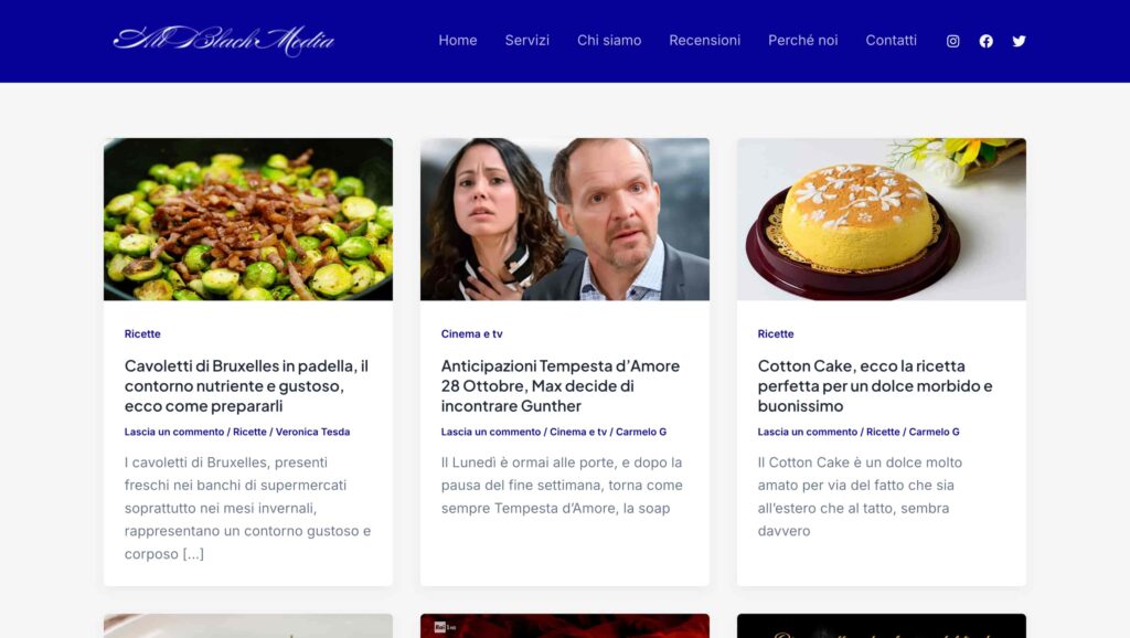 Ví dụ về bản sao quảng cáo media popunder