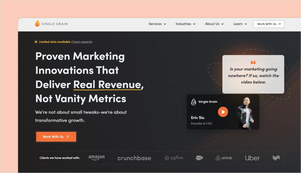 single-grain-homepage