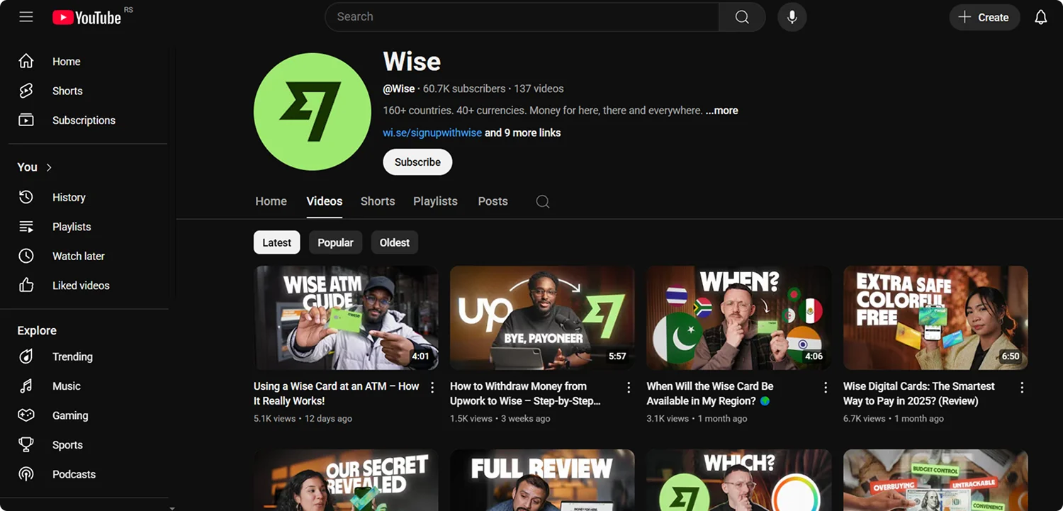 wise-youtube-chanel