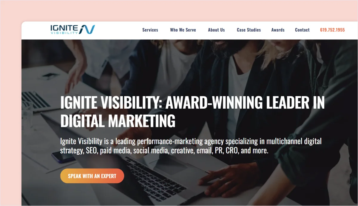 ignite-cisibility-homepage