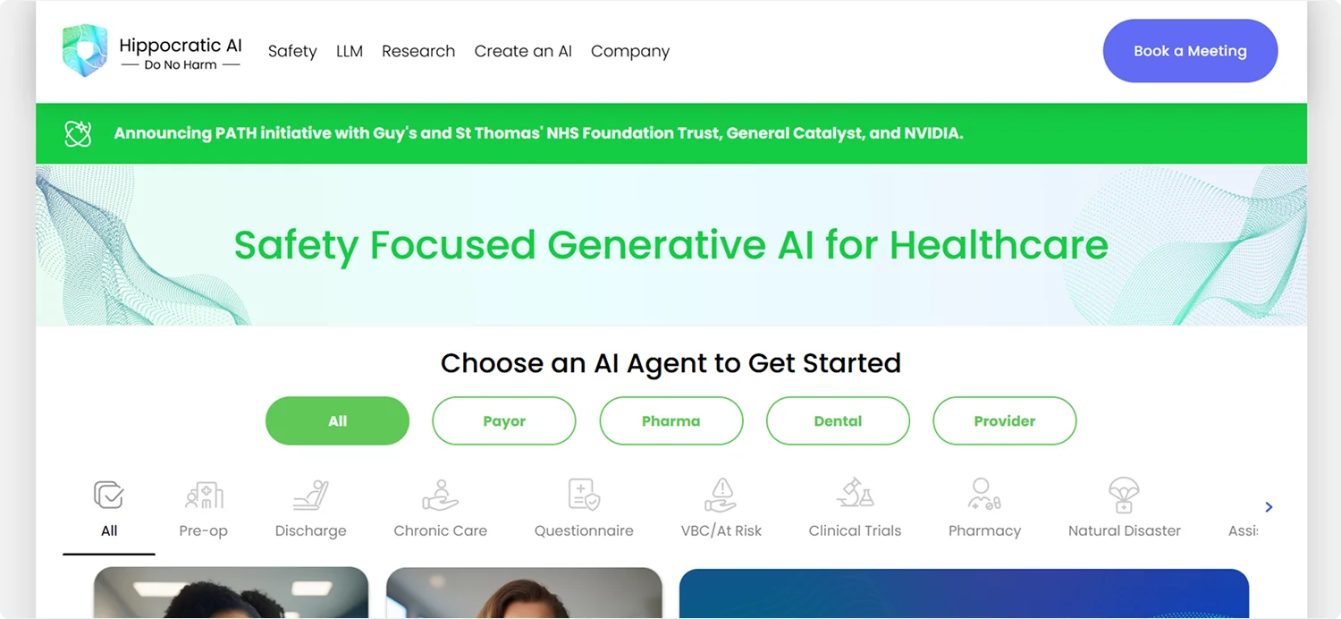 hippocratic-ai-homepage