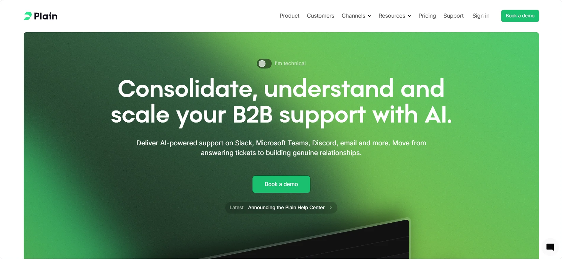 plain-homepage