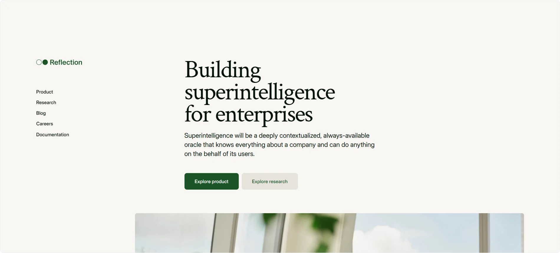 reflection-ai-homepage