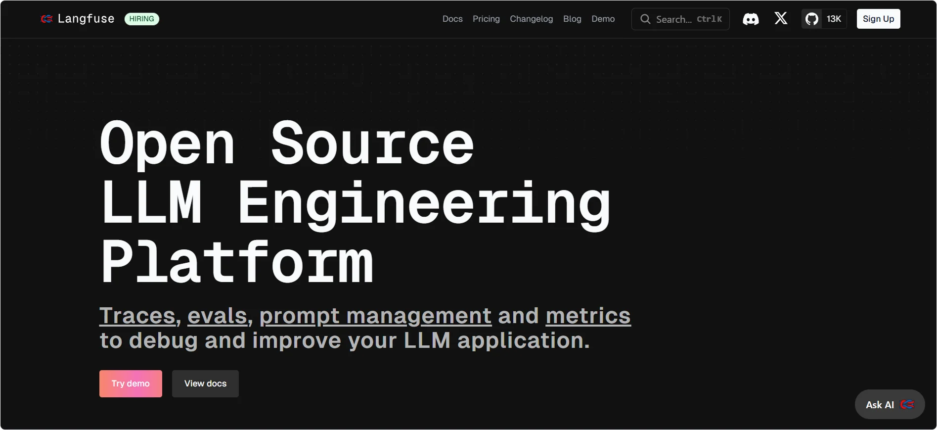 langfuse-homepage