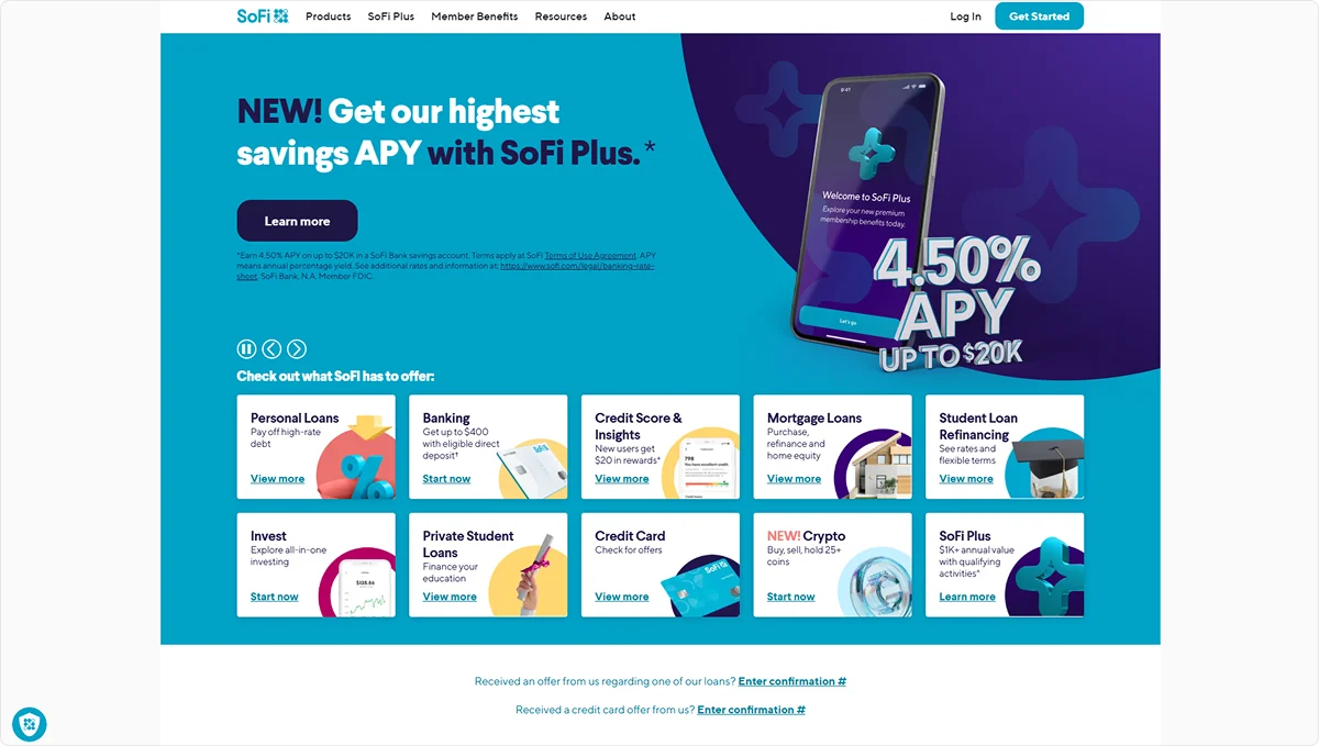 sofi-homepage
